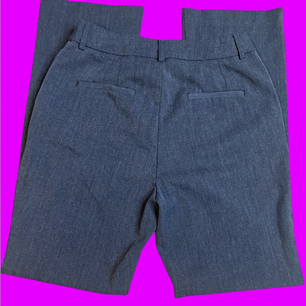 Nine West Navy Chinos Versatile Office Wear Barely Bootcut size 6 - Picture 5 of 8